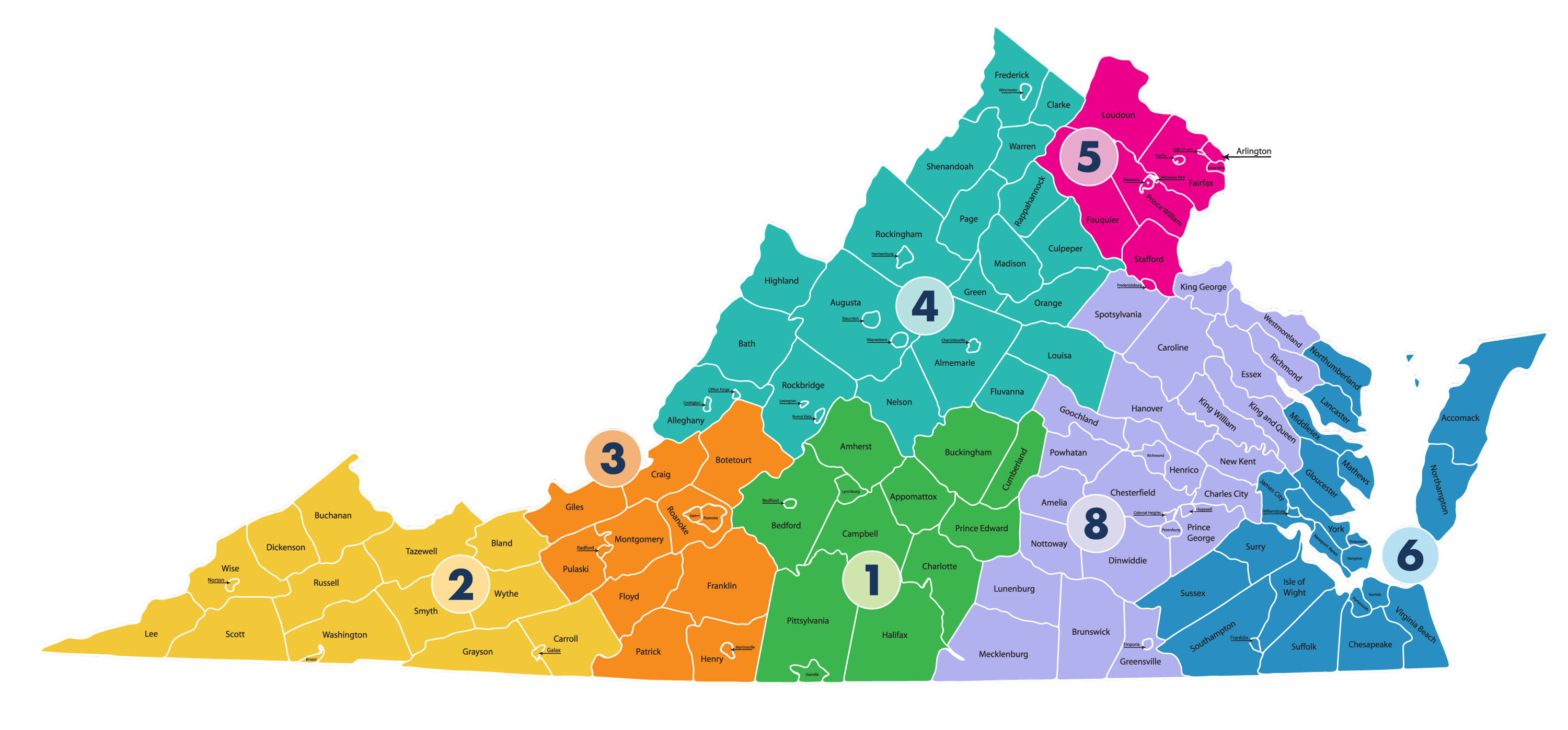 Virginia Districts Map 2025 Wenda Josefina